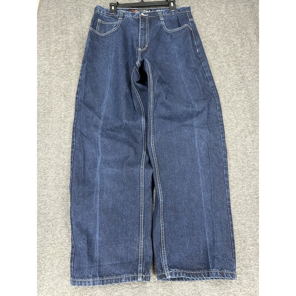 Vintage Southpole Jeans Mens 34x31 (tag 36) Blue Baggy Wide leg Loose Skater